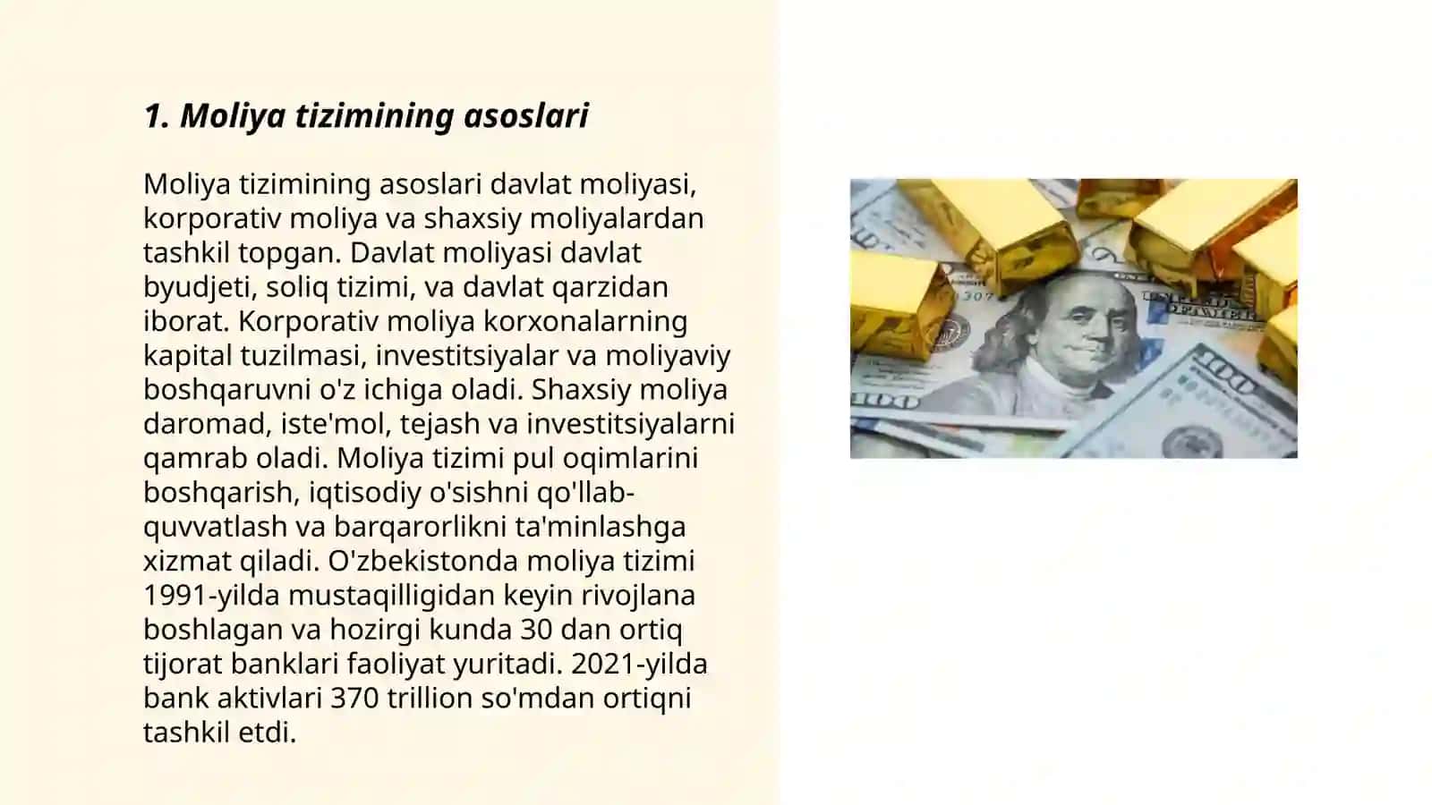 Moliya tizimi va moliyaviy siyosat 3