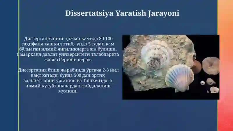 Dissertatsiya Yaratish Jarayoni 3