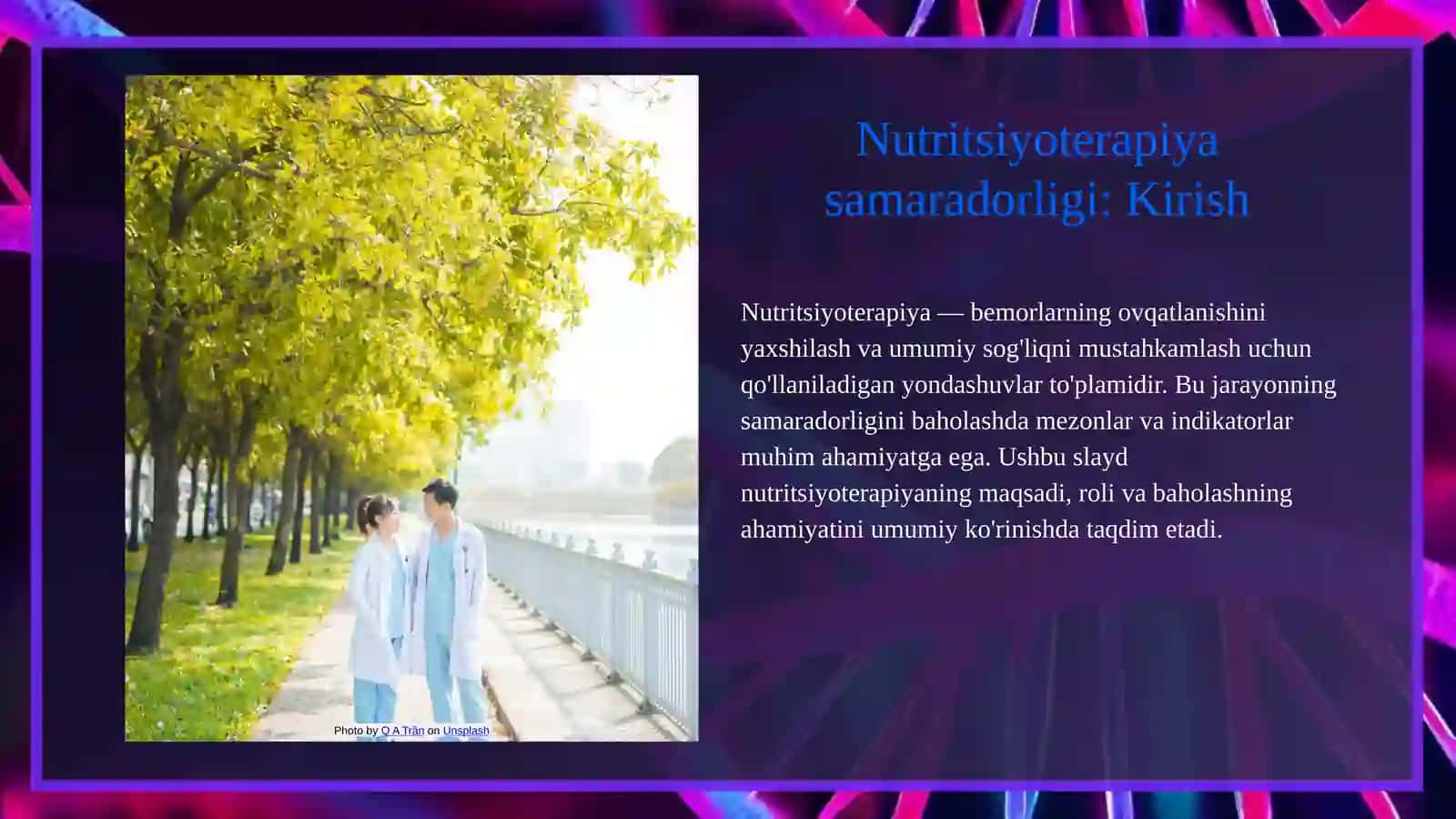 Nutritsiyoterapiya samaradorligini baxolash mezonlari va yondashuvlar 3