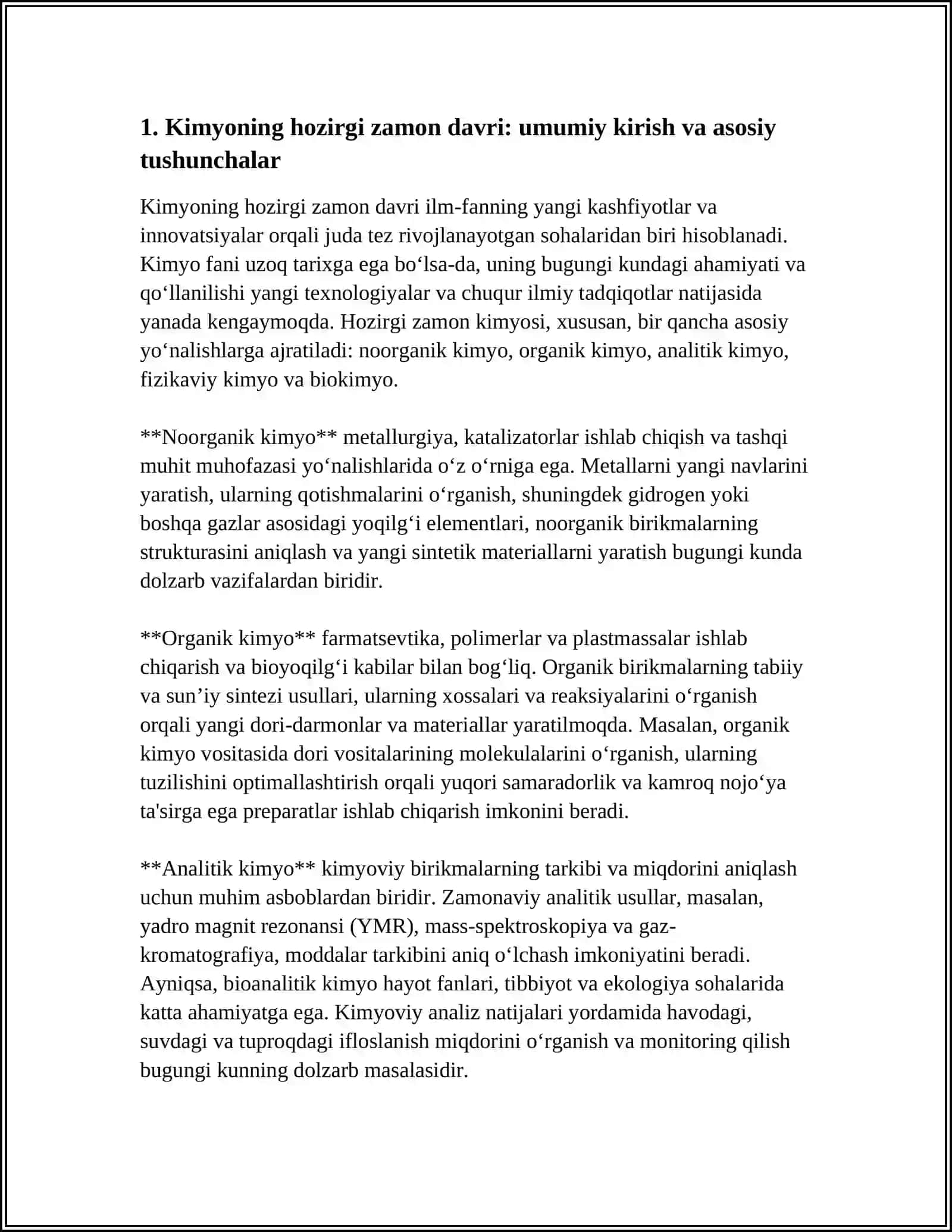 KIMYONING HOZIRGI ZAMON DAVRI MAVZUSIDA PDF KK 3