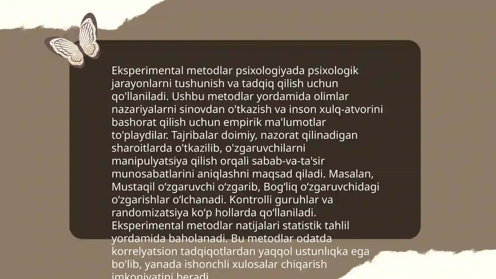 Psixoligik eksperimental asoslari 3
