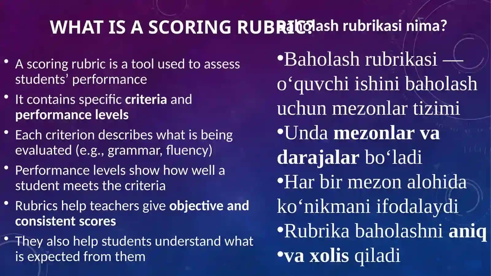 Deciding on the Appropriate Scoring Rubrics in Assessing Language Skills 3