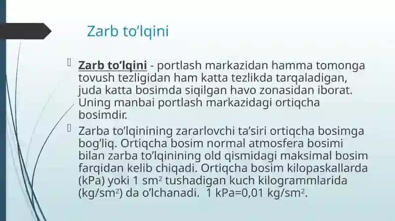 Zarb to’lqini 3