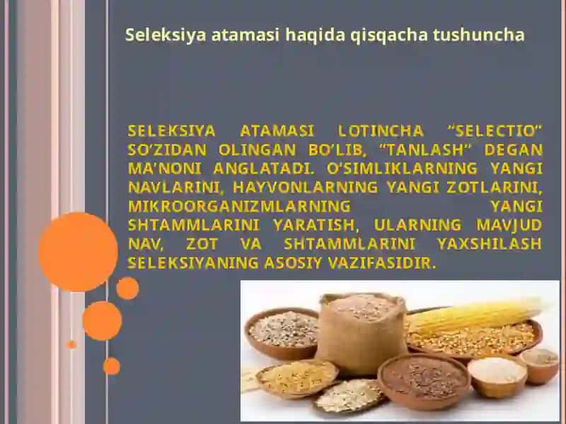 MADANIY O‘SIMLIKLARNING KELIB CHIQISHI VA XILMA-­XILLIK MARKAZLARI 3