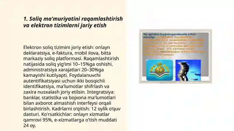 Ozbekiston respublikasida soliq siyosatini takomilashtirish yollari 3
