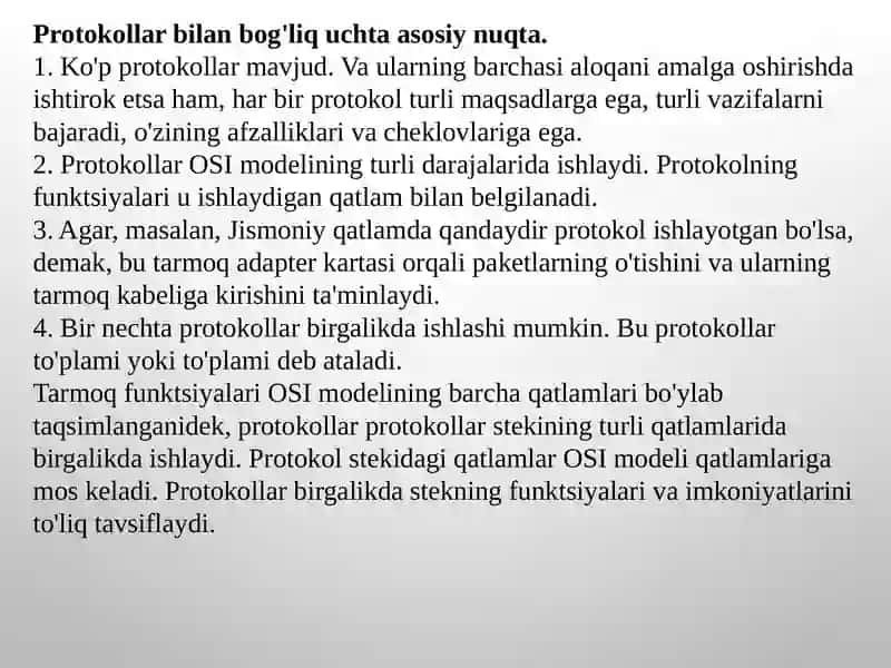 Tarmoq protokollari 3