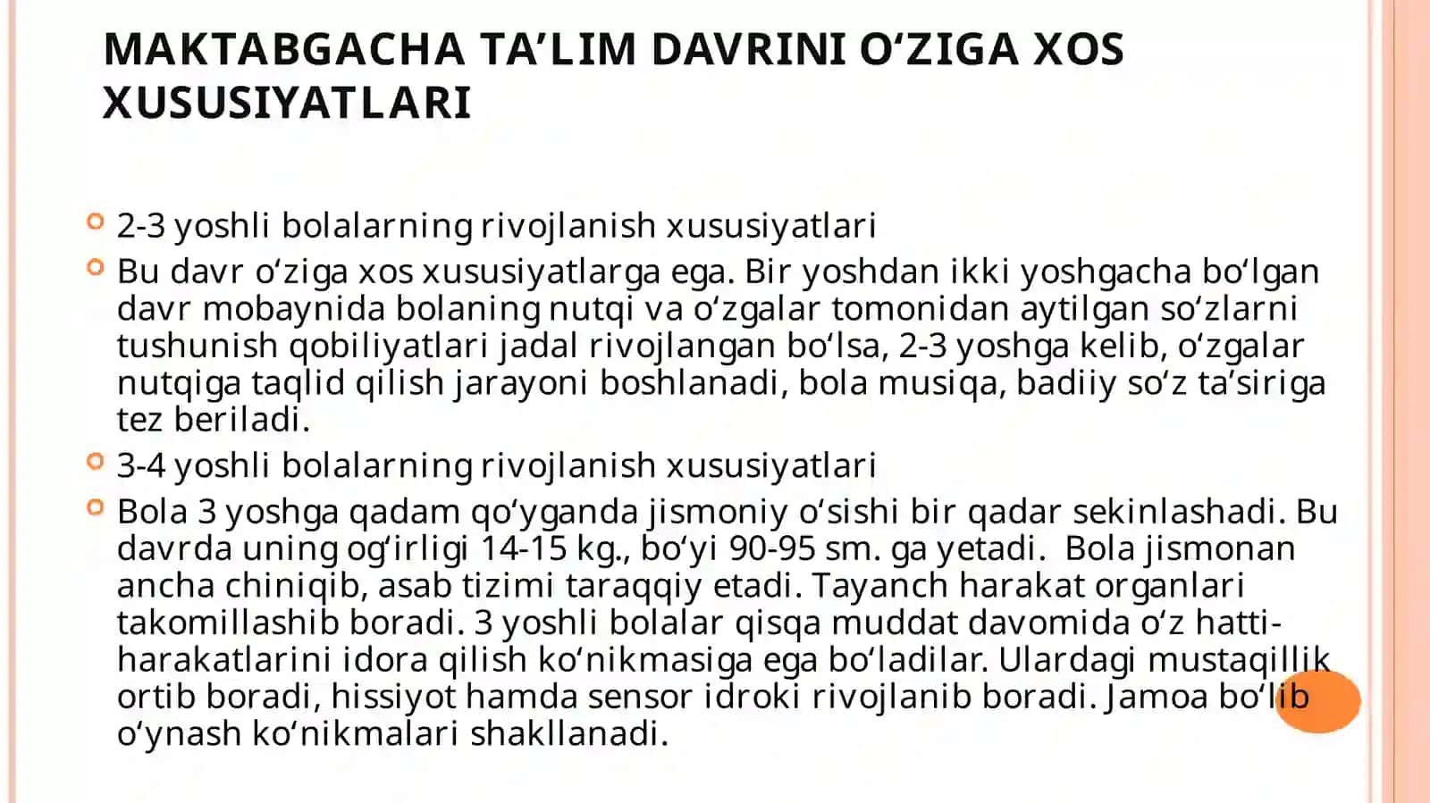 Maktabgacha Ta'limda Yosh Davrlar 3