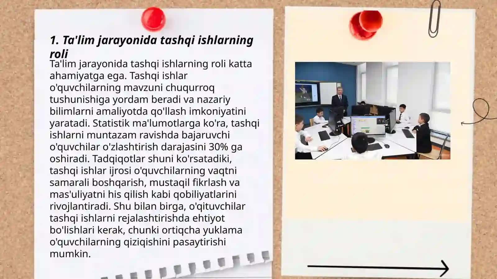 Sinfdan tashqari ishlarni tashkil etish texnologiyalari 3