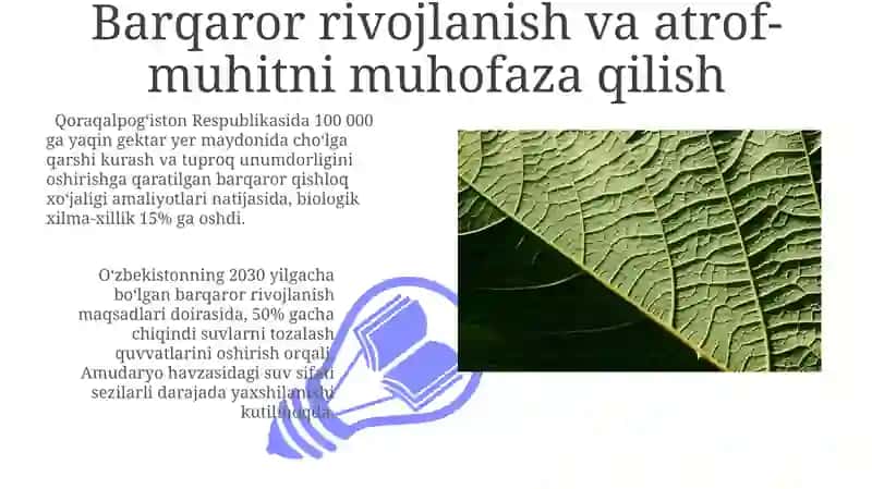 Antropogen omillarni biosferaga salbiy ta‘sirini kamaytirish 3