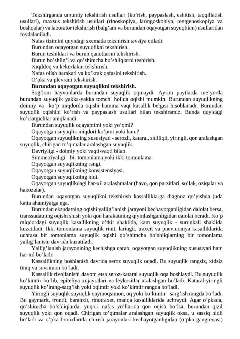 5-Ma’ruza: Yuqori nafas olish yo‘llarini tekshirish 3