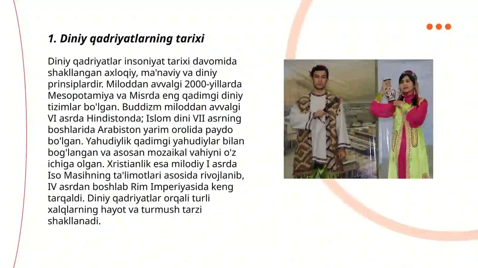 Diniy qadriyatlar 3