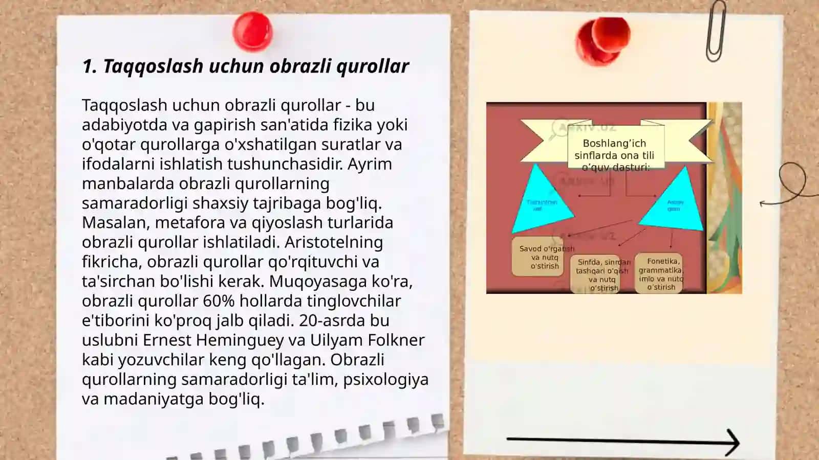 Taqqoslash,analiz va sintez tushunchalarini shakllantirishda foydalaniladigan koʻrgazmali qurollar tayyorlash 3