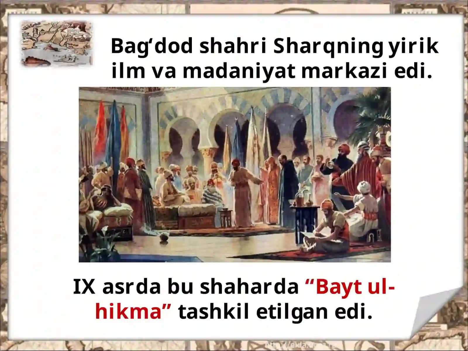 IX-XII asrlarda ro'y bergan madaniy uyg'onish 3