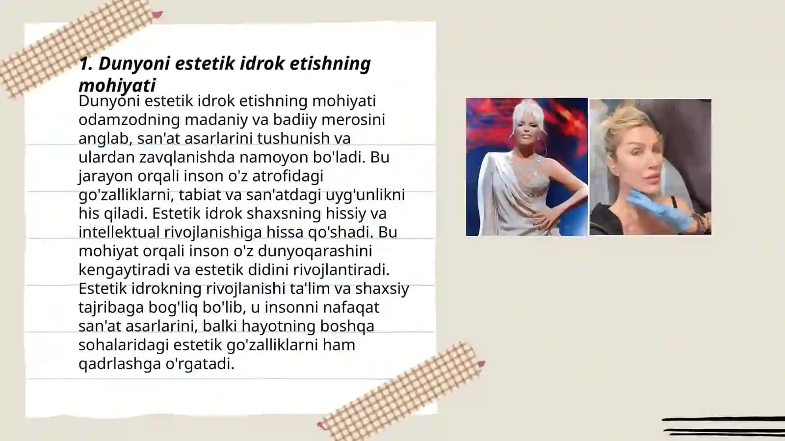 Dunyoni estetik idrok etishda badiiy asarlarning ahamiyati 3