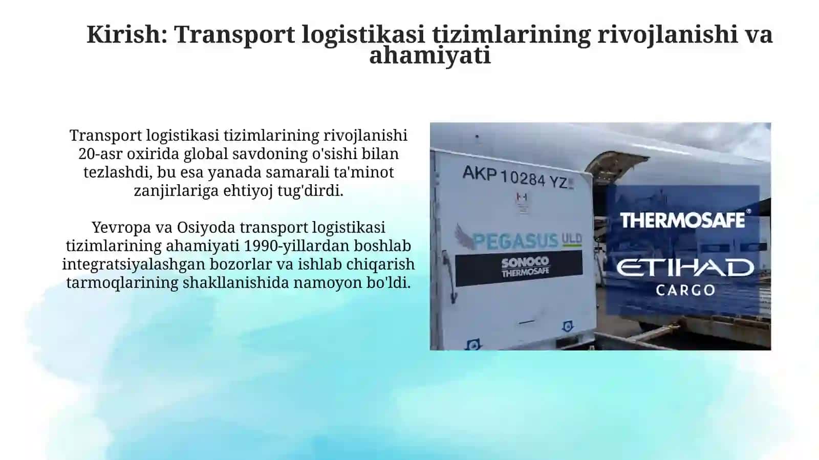 Yevropa va Osiyodagi ilg’or transport logistikatizimlaritajribasi 3
