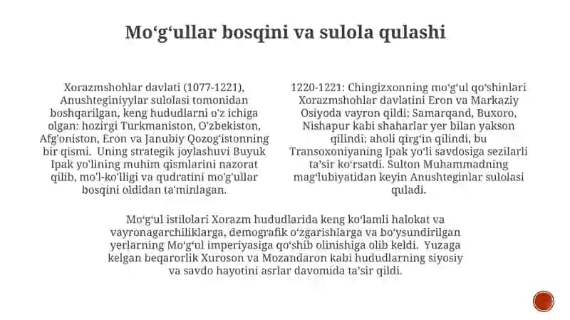 Xorazmshohlar (anushteginlar) davlati va uning tarixiy geografiyasi 3