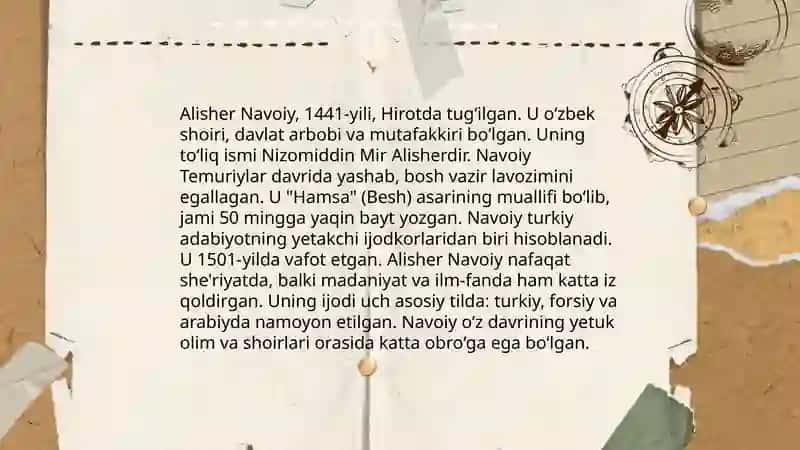 Alisher Navoiy 3