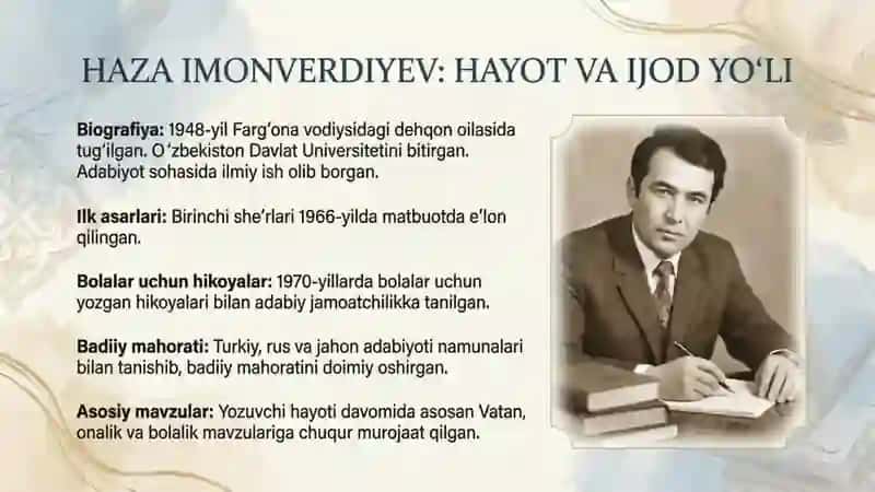 Haza imonverdiyev va Abdurahmon Akbarov ijodi 3