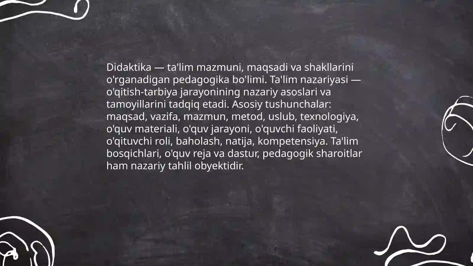 Didaktika - pedagogik ta'lim nazaryasi 3