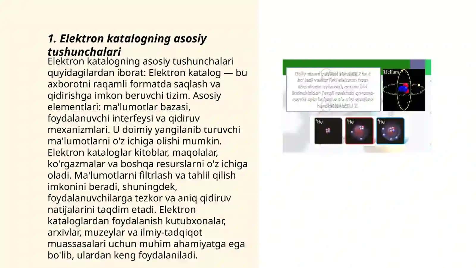 Elektron katalog yaratish tamoyillari 3