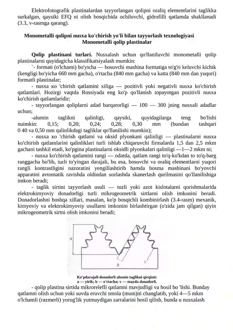 Qoliplarni zamonaviy turlari 3