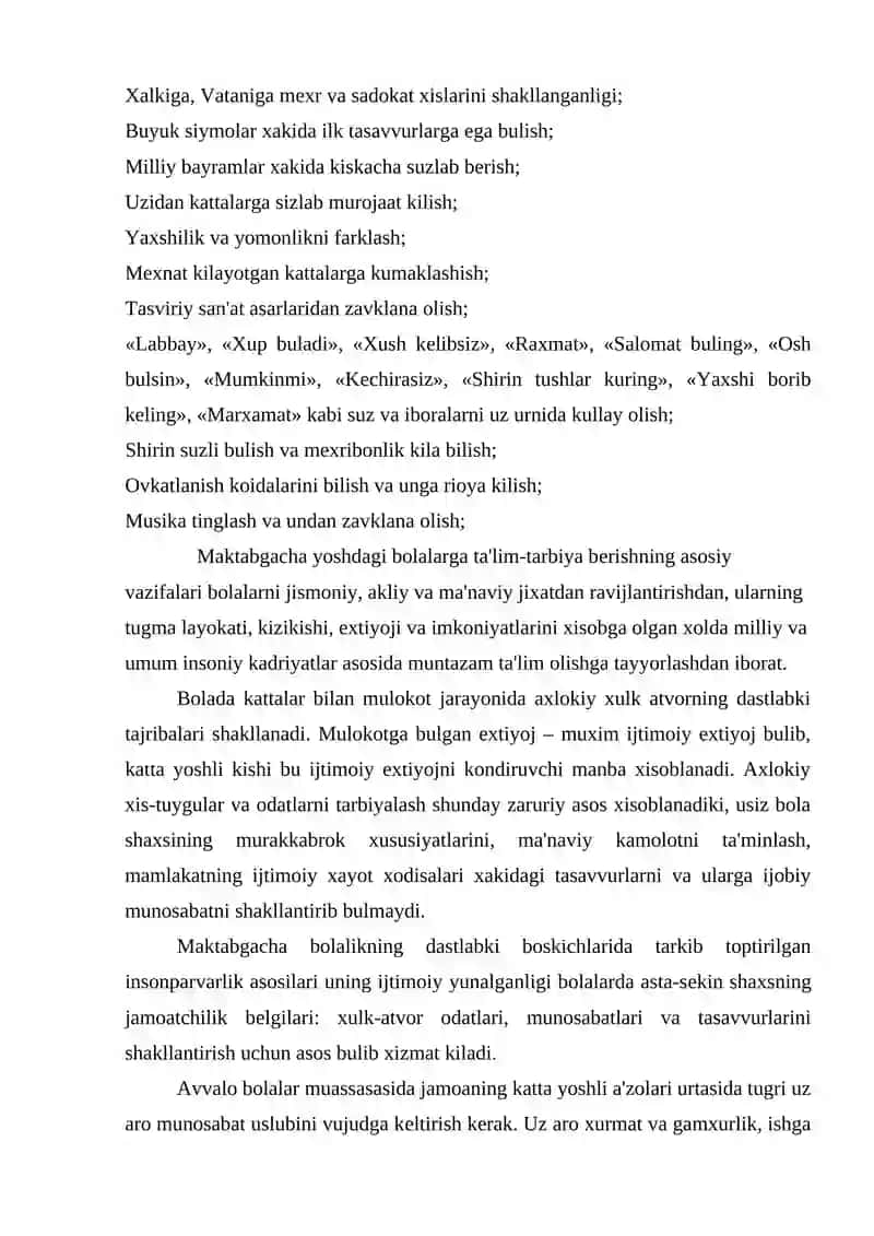 Maktabgacha ta'ltim muasasasida davlat talablari asosida bolalarni maktabga tayyorlash 3