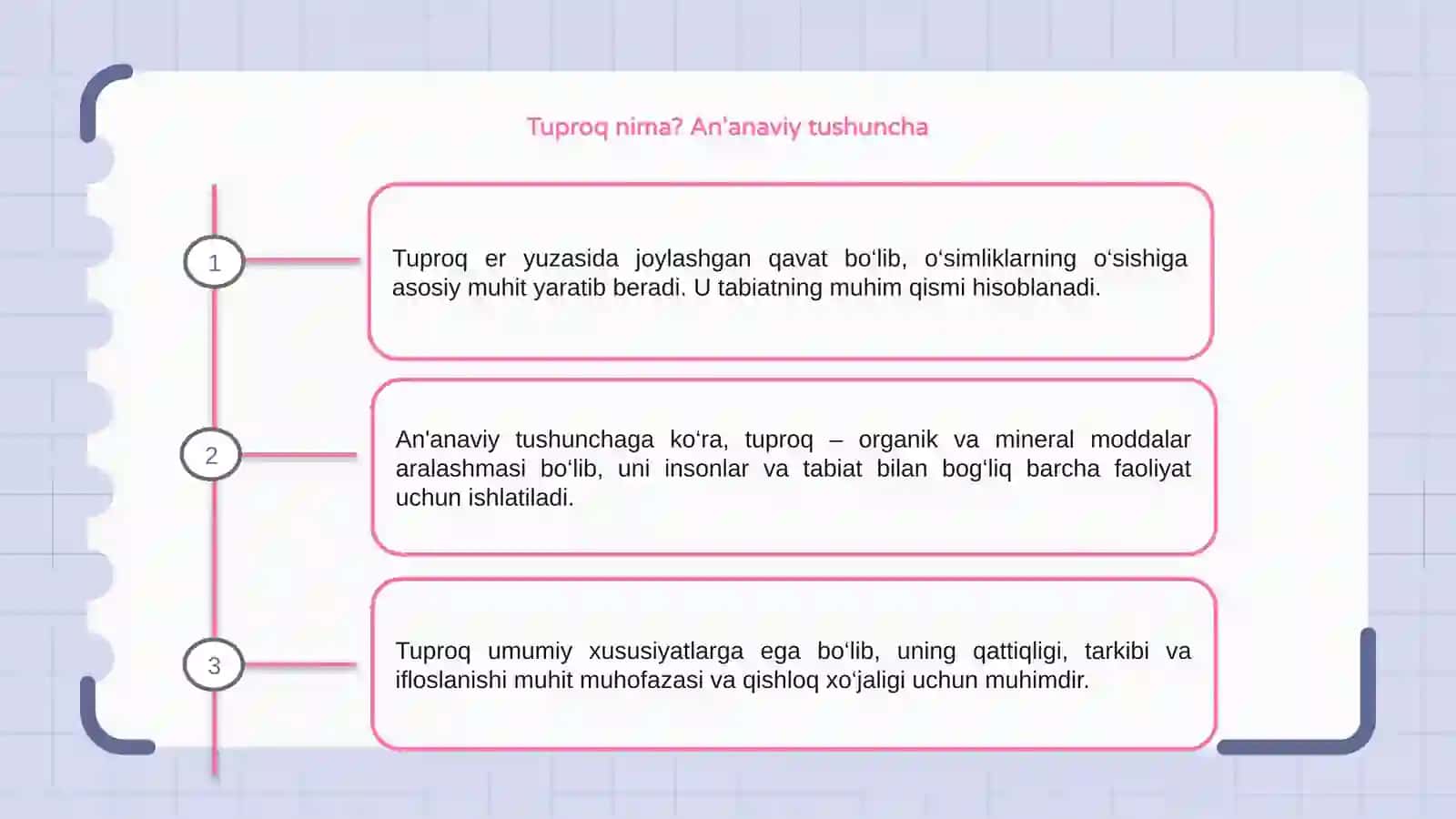 Tuproq va uning umumiy xususiyatlari 3