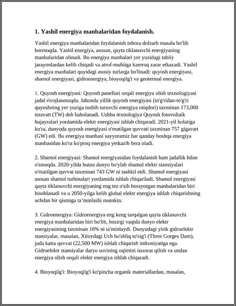 QOZOG'ISTON RESPUBLIKASIDA YASHIL IQTISODIYOTNI RIVOJLANTIRISH STRATEGIYASINI USTUVOR YO'NALISHLARI 3