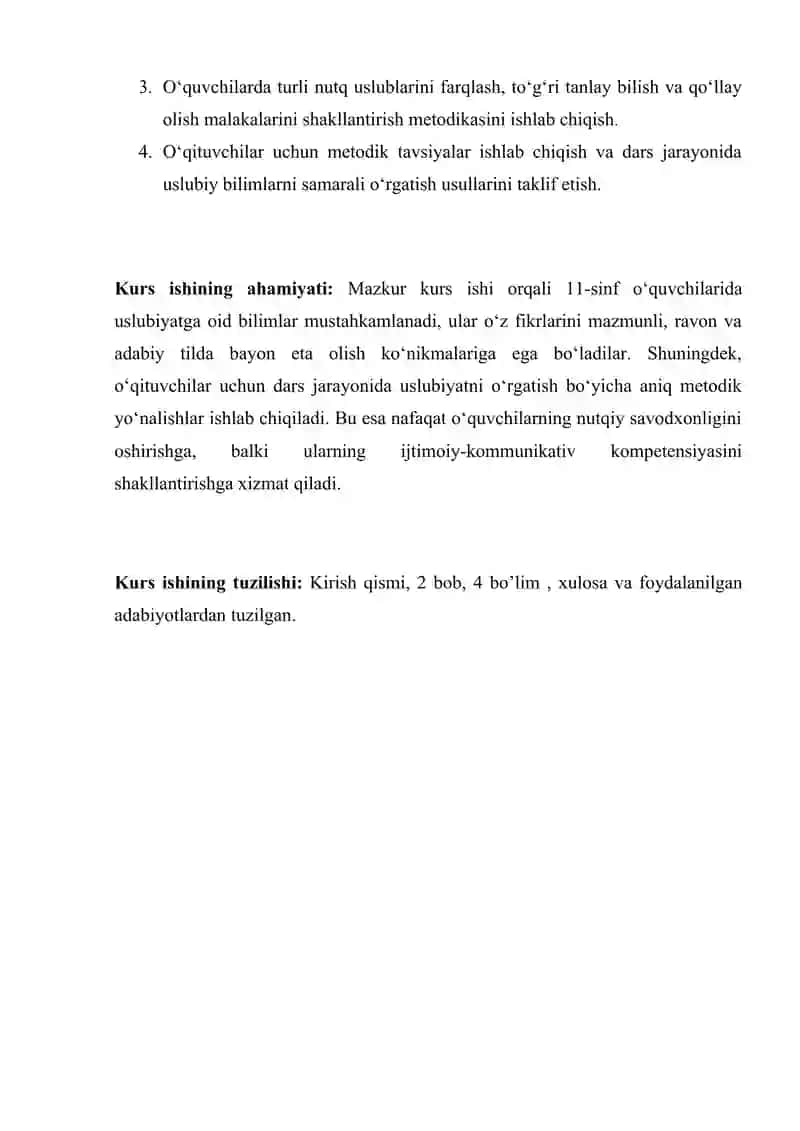 11-sinflarda uslubiyatni o’rganish masalasi 3