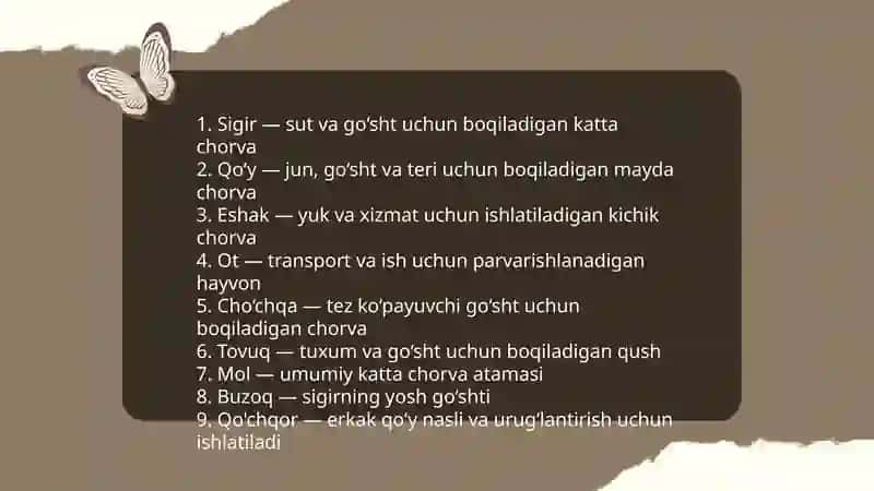 Chorvachilikka oid leksika 3
