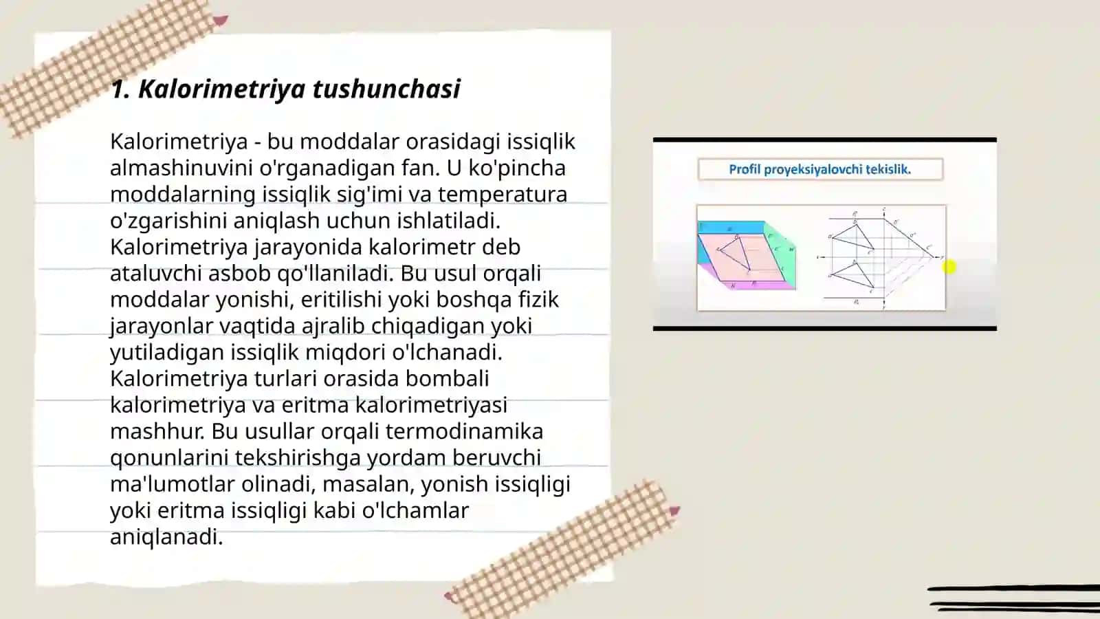 Kalorometriya haqida umumiy ma'lumot va texnik tasnifi 3