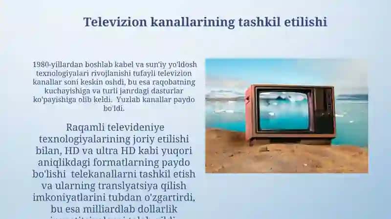 Televideniye sanoati sifatida 3