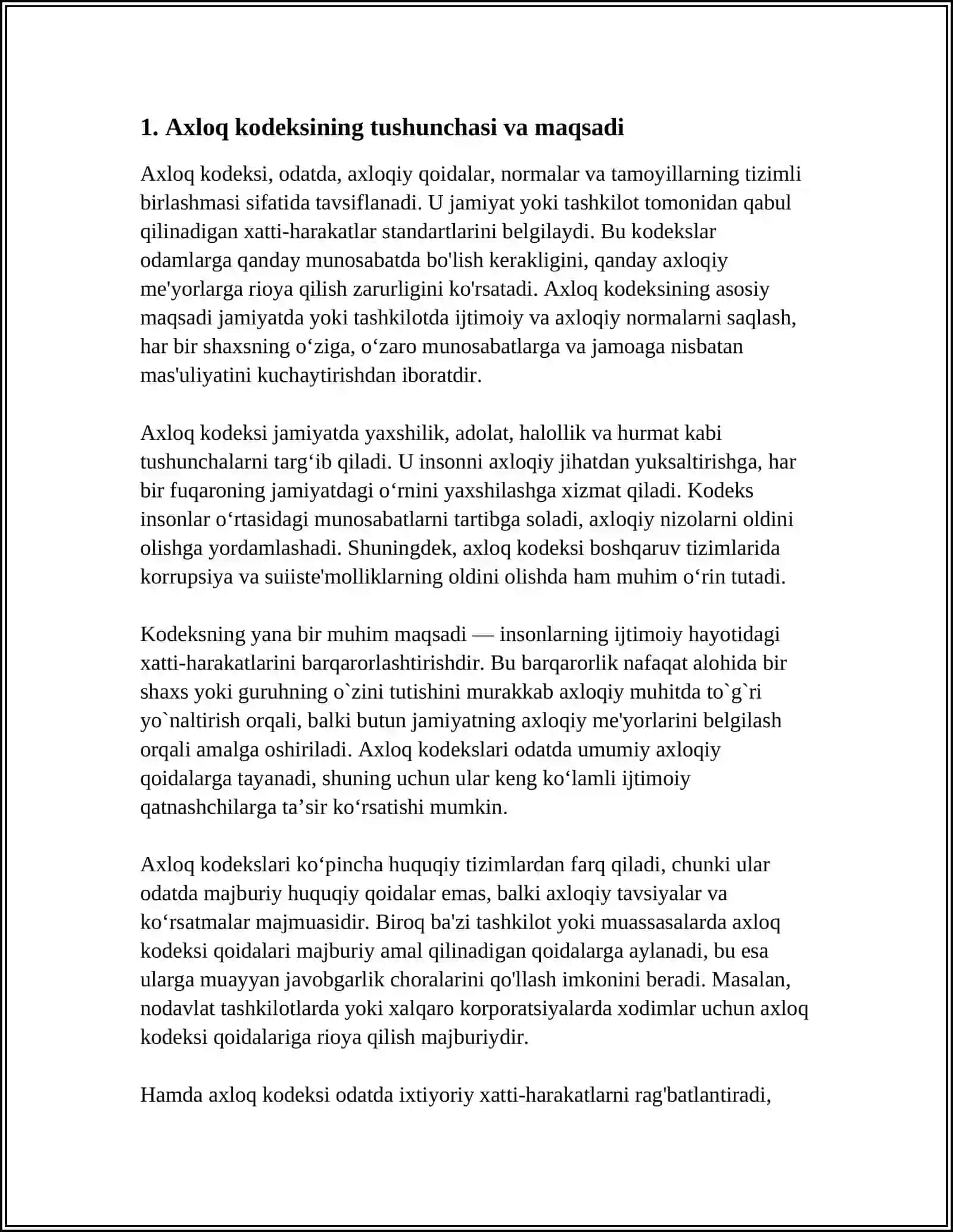 Axloq kodeksi 3