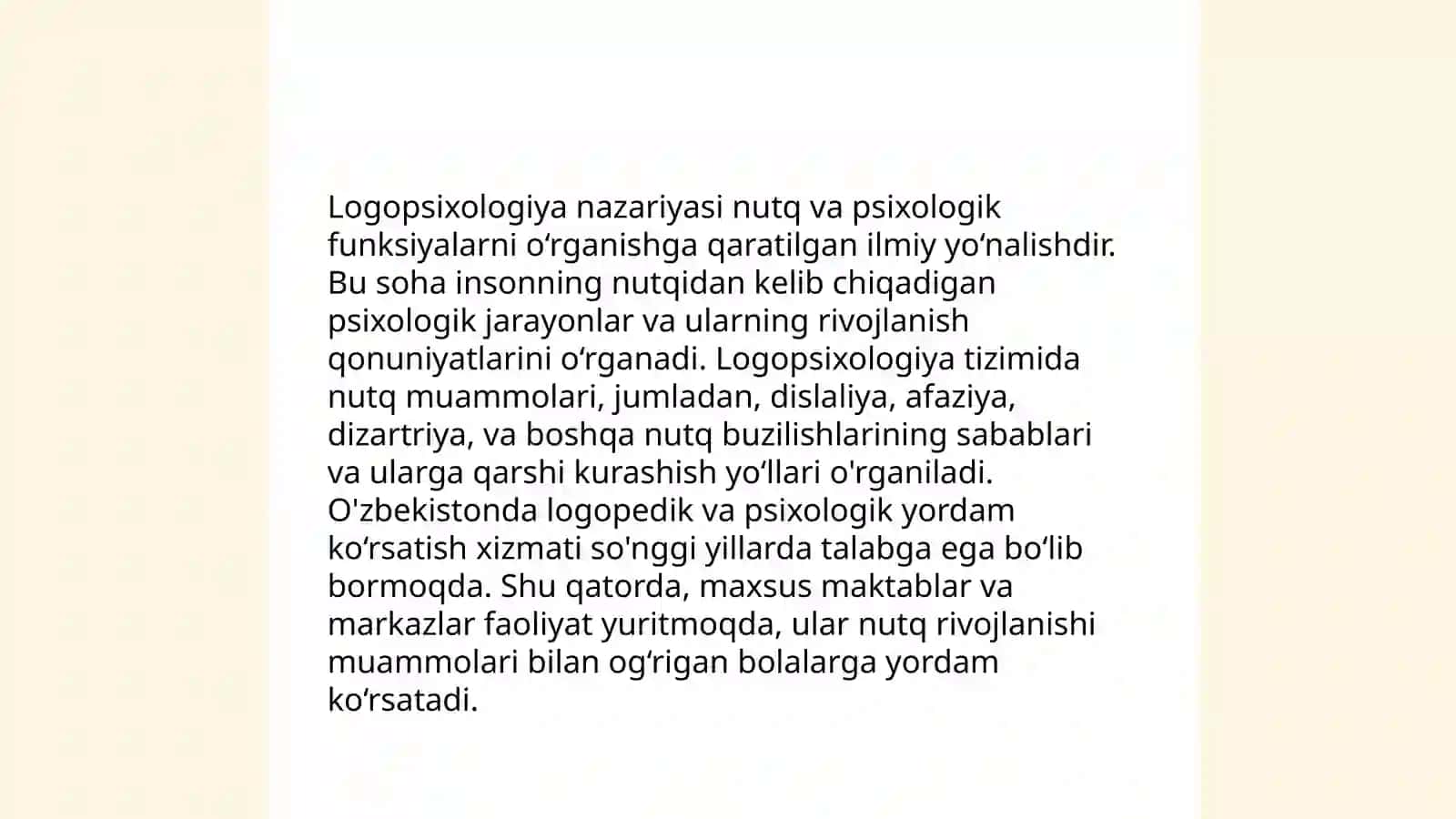 Logopsixologiya va psixologik korreksiya metodlari fanining ilmiy-nazariy asoslari 3