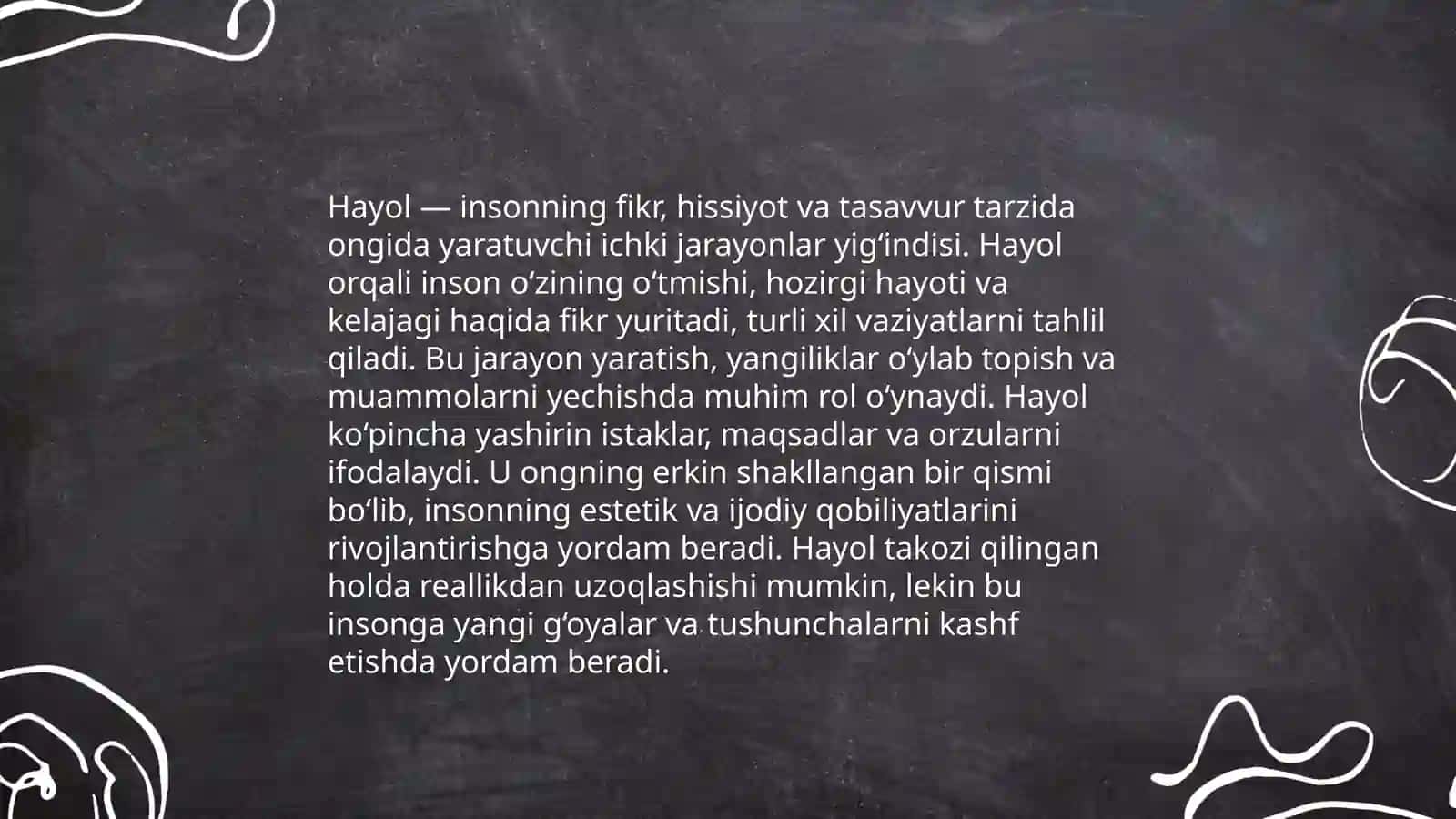 Hayolning ta'rifi va mohiyati 3