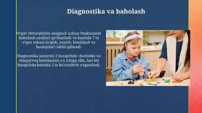 MTT da alohida ta'limga muhtoj bolalar uchun kompleks ta'limni amalga oshirishning bosqichlari 3
