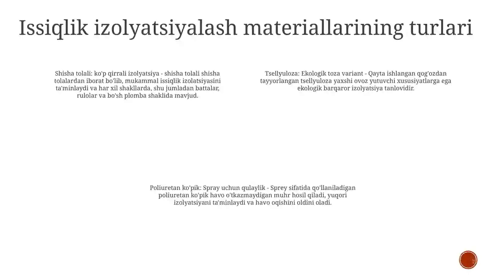 Issiqlik Izoliatsiya Materillari Qullanish Soxasi 3