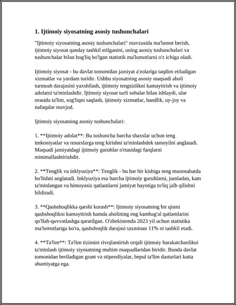 IQTISODIY XAVSIZLIK STRATEGIYASIDA IJTIMOIY SIYOSATNING OʻRNI 3