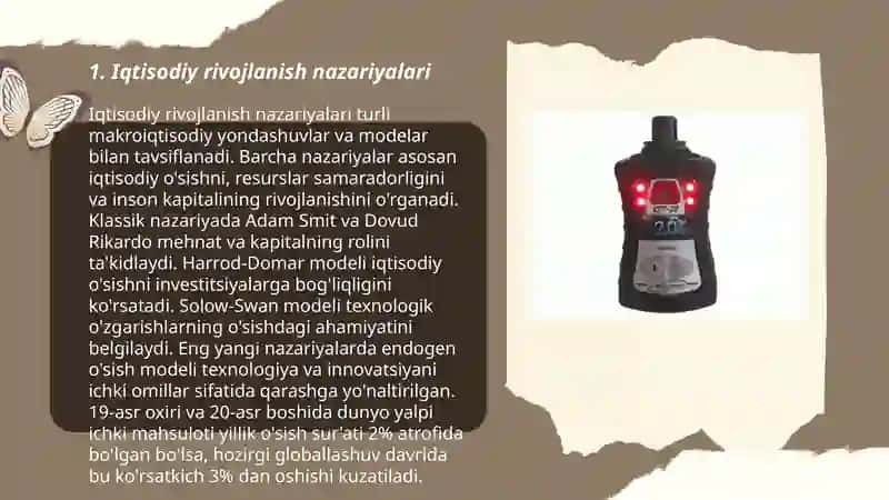 Iqtisodiy rivojlanish nazariyalari 3