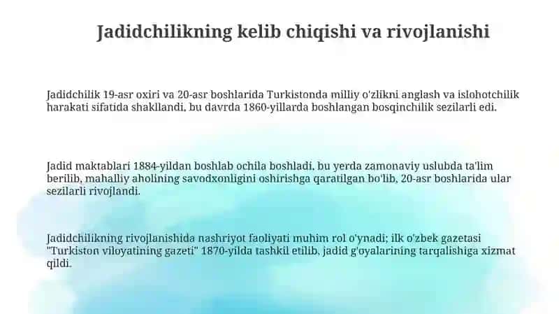 Jadidlar haqida malumot 3