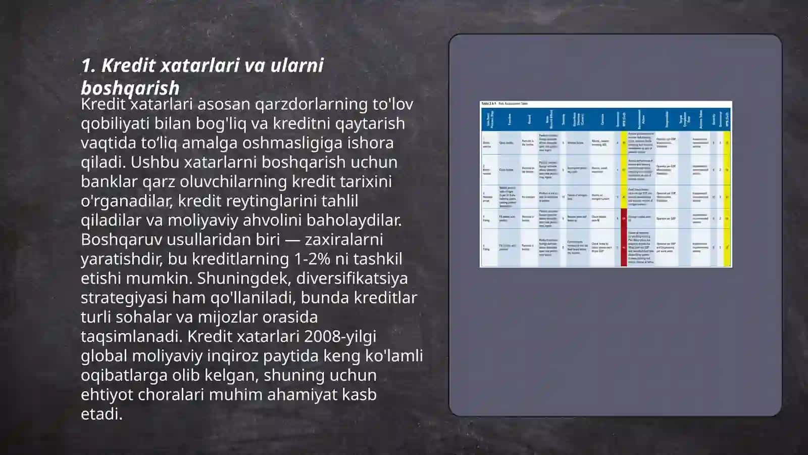 Xavfsizlik xatarlari va ularni boshqarish 3