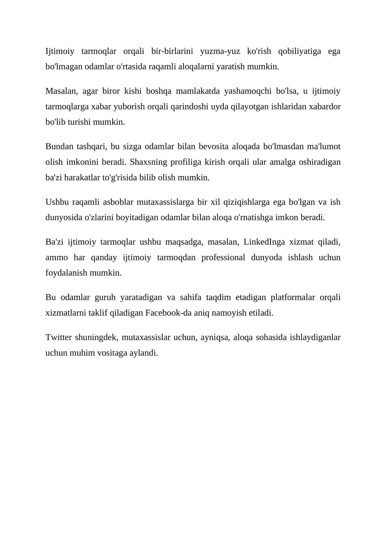 Ijtimoiy tarmoqlarning ahamiyati va xususiyatlari 3