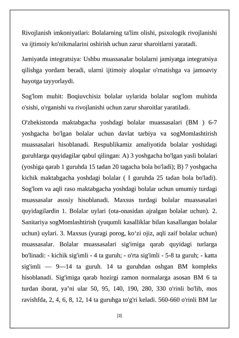 Boqiuvchisiz bolalar uyi qurilishi 3