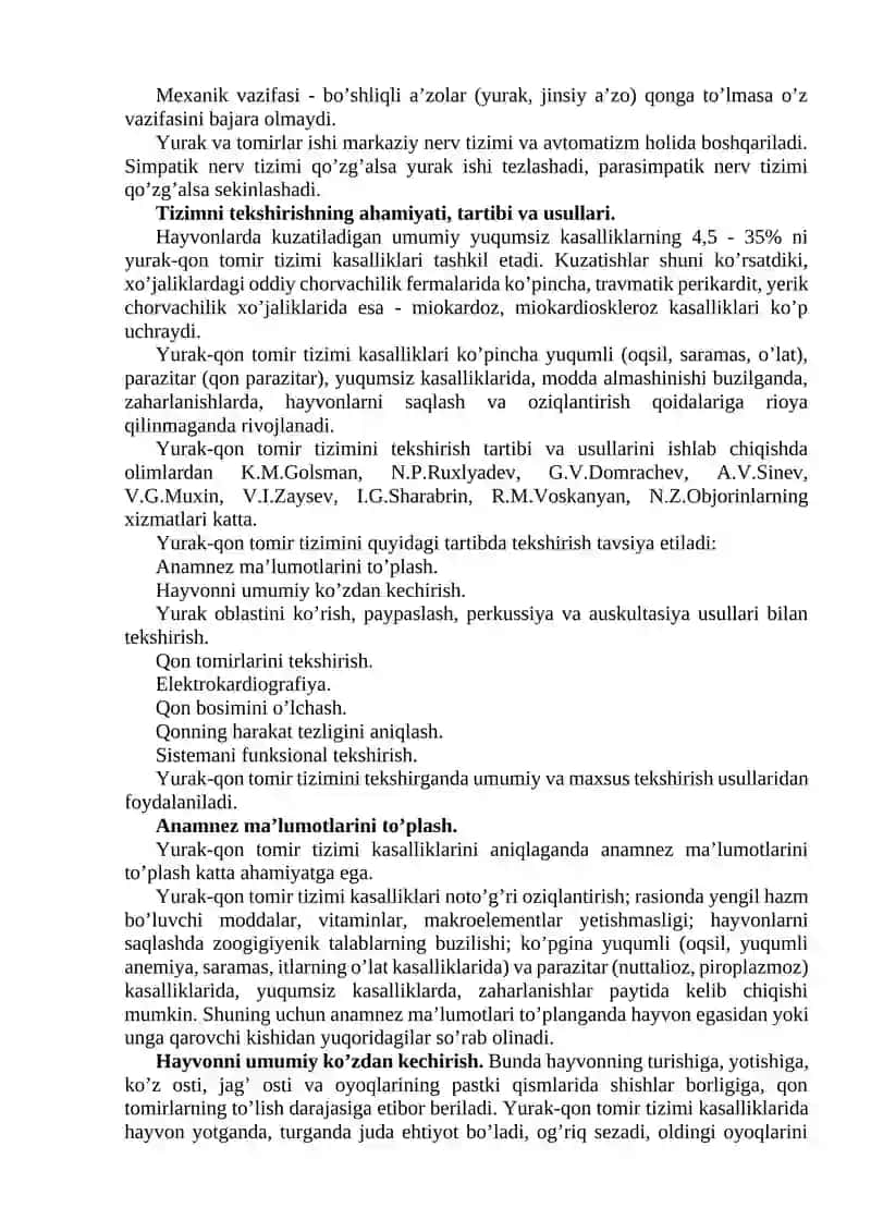 Yurakni va qon tomirlarni tekshirish 3