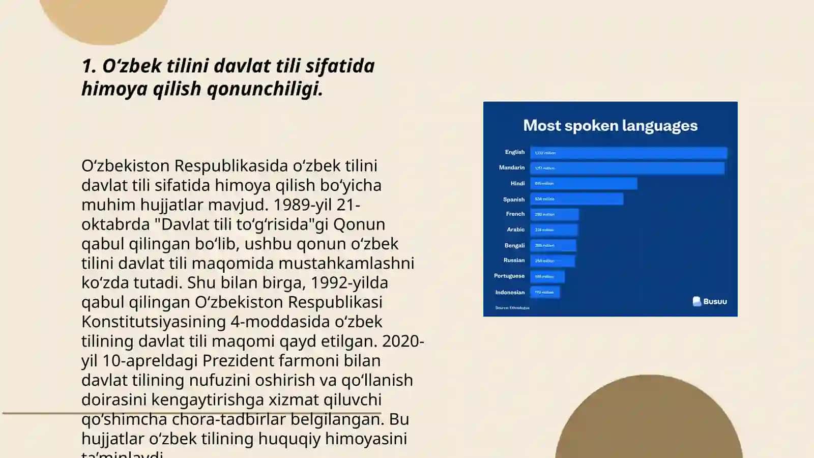 O‘zbek tilini davlat tili sifatida himoya qilish qonunchiligi 3