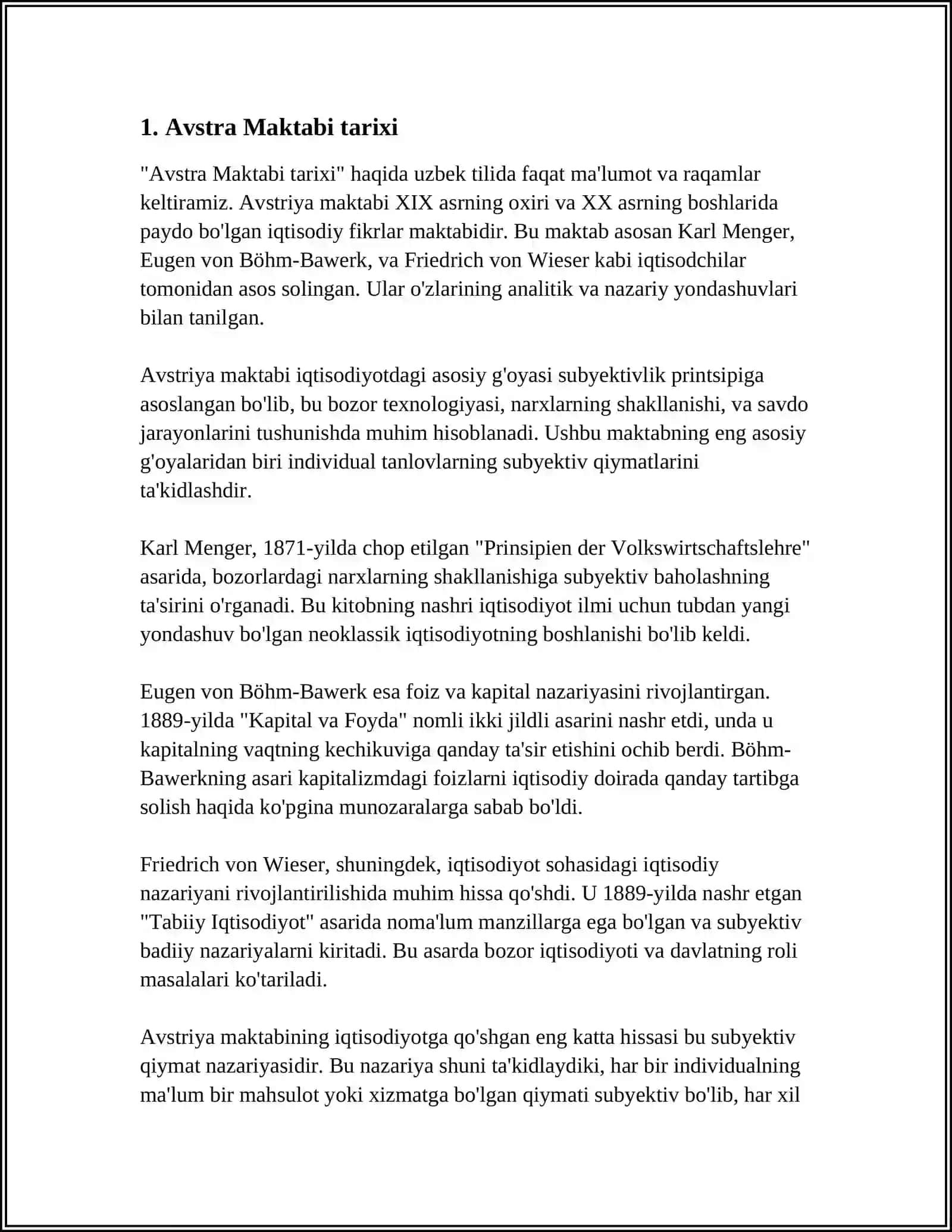 AVSTRA MAKTABI VA UNING XUSUSIYATLARI 3