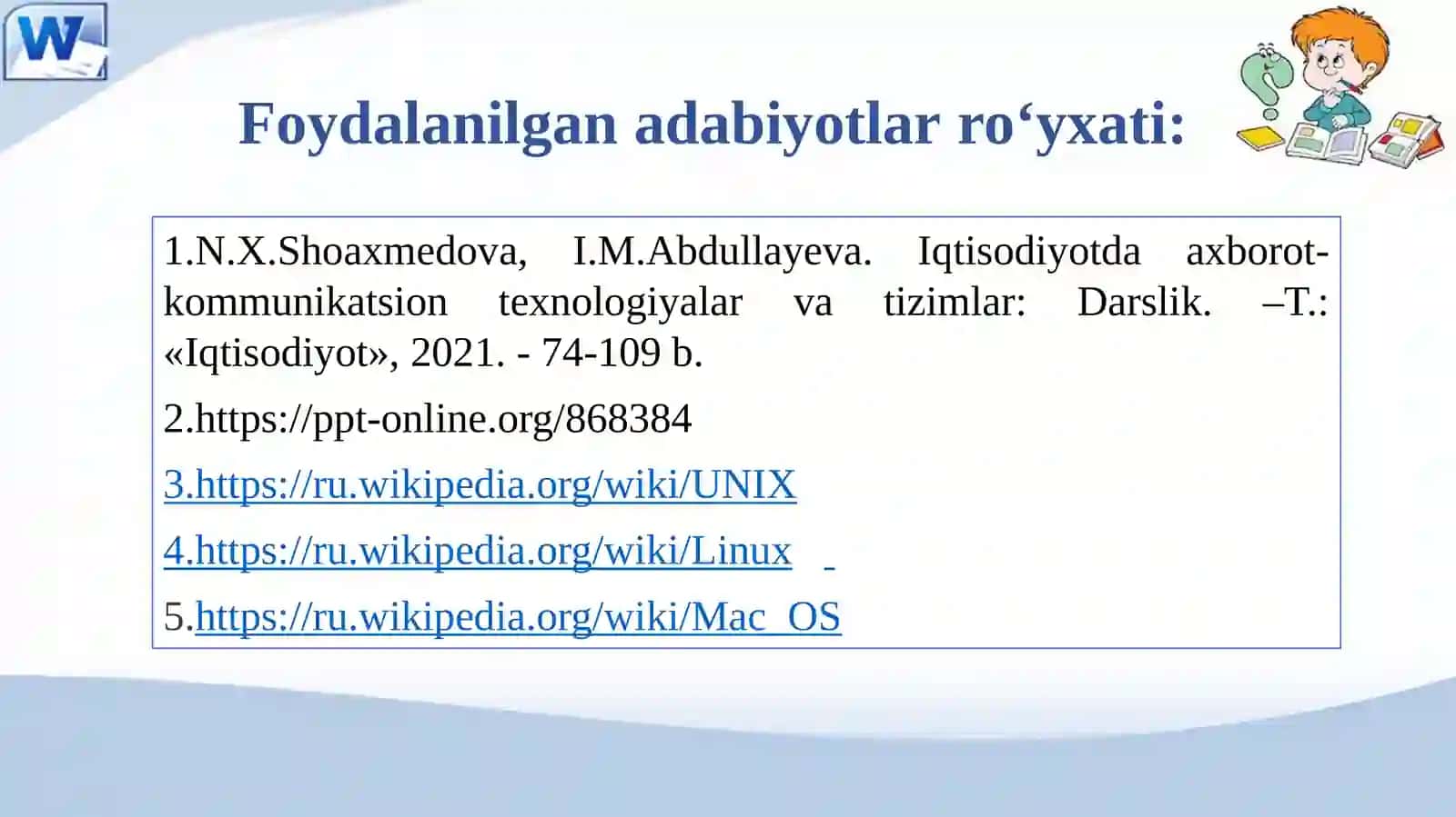 Zamonaviy matn muxarrirlari va protsessorlari 3