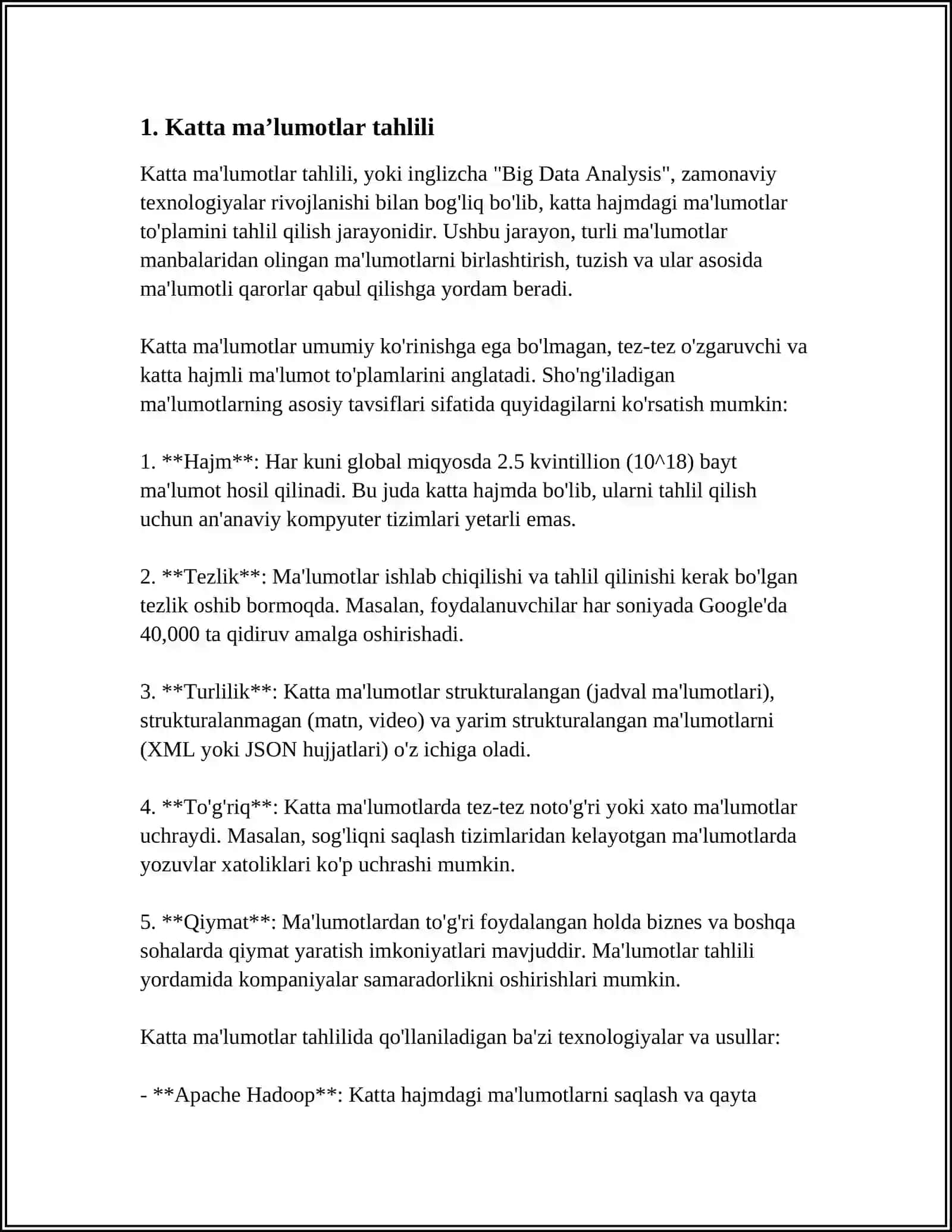 BIG DATANING ISTEMOLCHILAR HARAKATLARIGA TASIRI 3