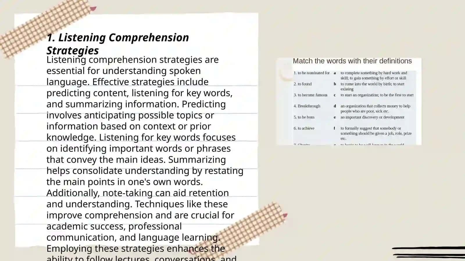 Techniques to develop receptive skills 3