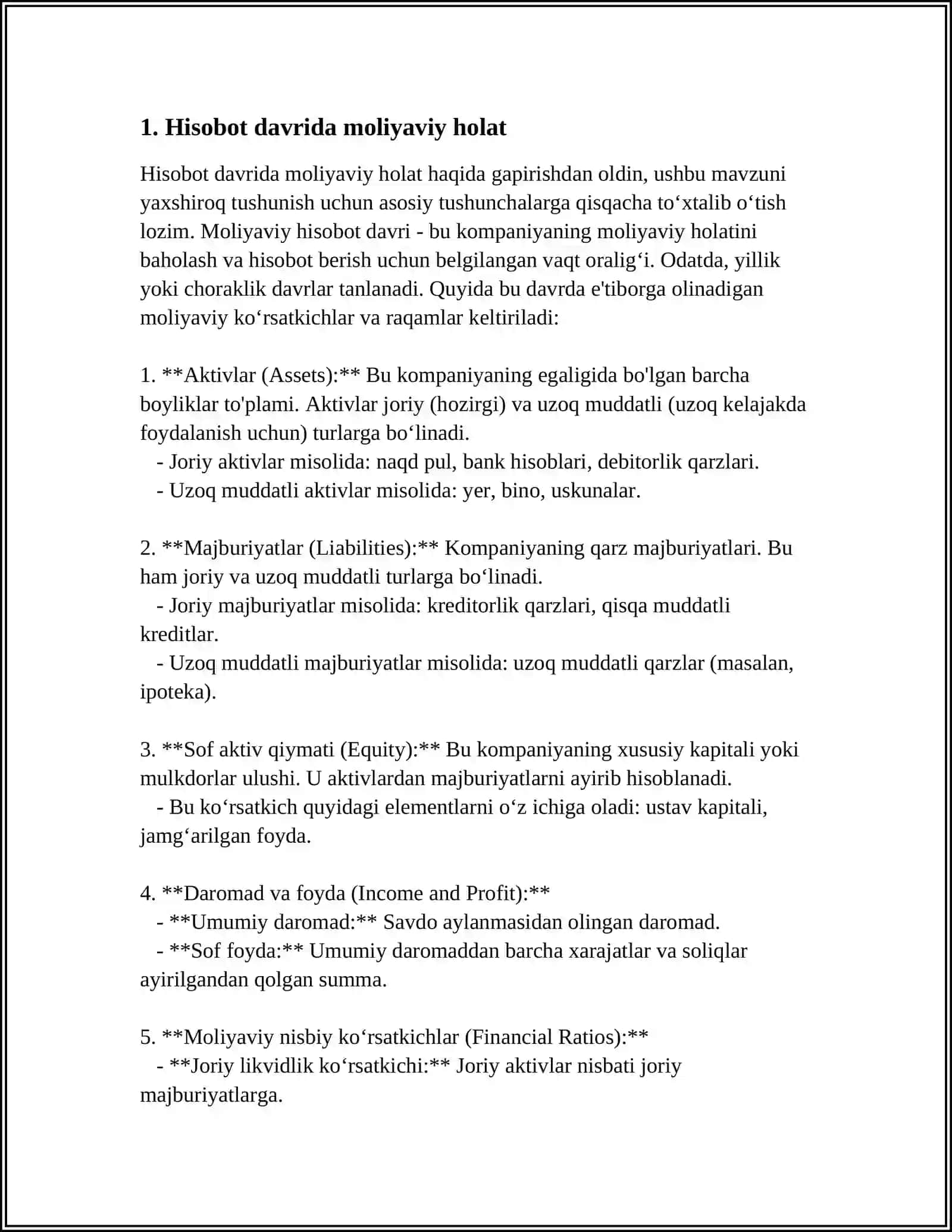 HISOBOT DAVRIDAN KEYINGI XODISALAR 3